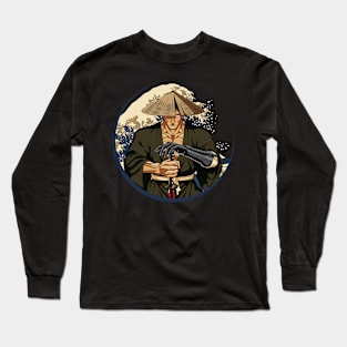 Gutsy Cosplay of a Wandering Vagabond Ninja Long Sleeve T-Shirt